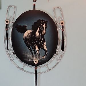 Black and White Horse Wall Decor
